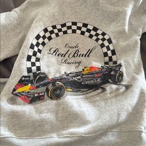 Oracle Red Bull Racing Gray Logo Hoodie - Abercrombie kids